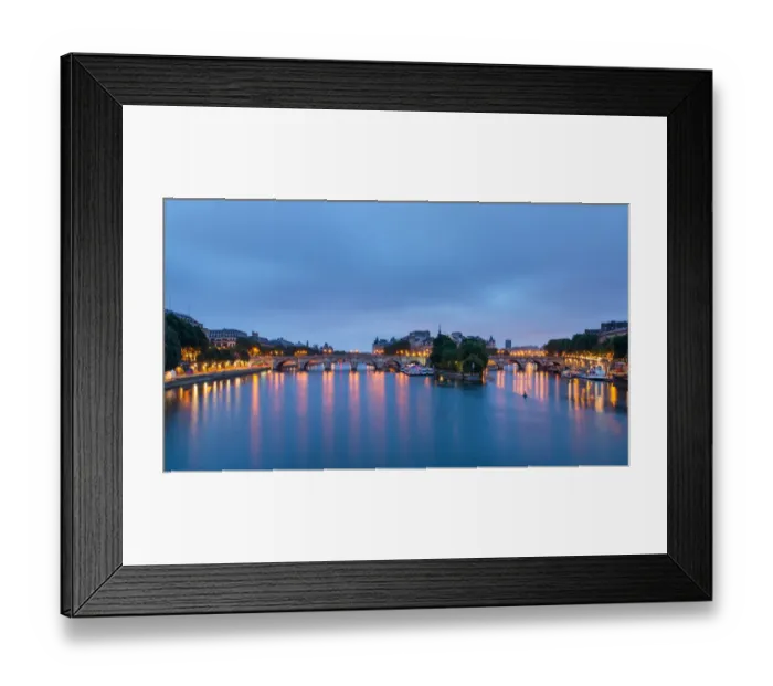 Framed Print : Ile de la Cite and Seine river, Paris, France Framed Print : Ile de la Cite and Seine river, Paris, France