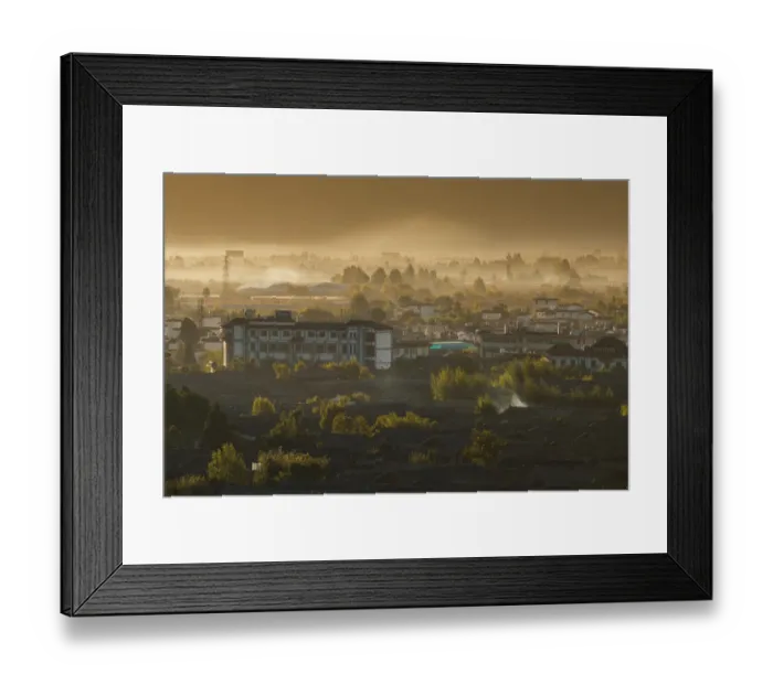 Framed Print : Lijiang new town in the morning Framed Print : Lijiang new town in the morning