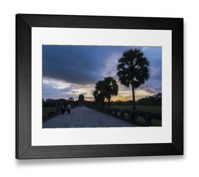 Framed Print : Sunset at Angkor Wat, Siemreap, Cambodia Framed Print : Sunset at Angkor Wat, Siemreap, Cambodia