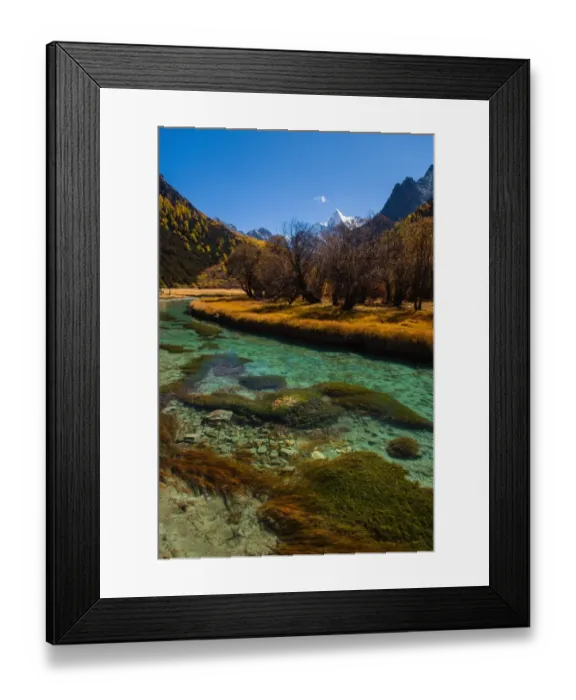 Framed Print : Yading Nature Reserve, Sichuan Province, China, A