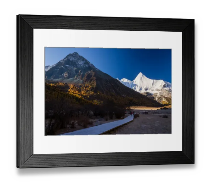 Framed Print : Yading Nature Reserve, Sichuan Province, China, As Framed Print : Yading Nature Reserve, Sichuan Province, China, As