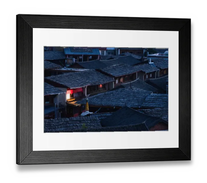 Framed Print : Shangri-La old town Framed Print : Shangri-La old town