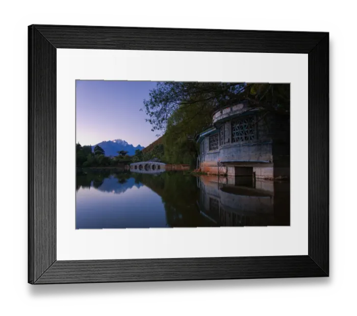 Framed Print : Black Dragon Pool Park in Lijiang Framed Print : Black Dragon Pool Park in Lijiang