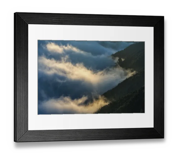 Framed Print : Foggy morning Framed Print : Foggy morning