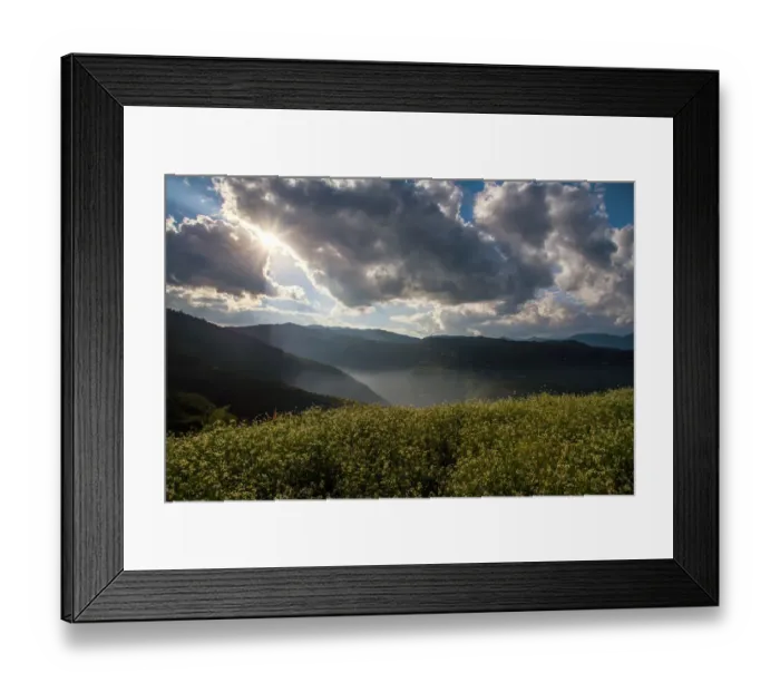 Framed Print : Hongtudi, Dongchuan red soil of Yunnan, China