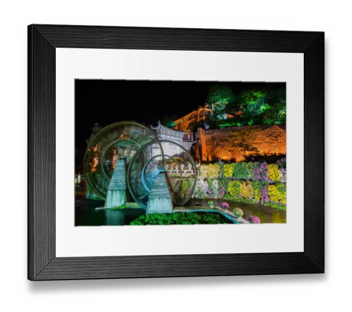 Framed Print : Lijiang old town at night Framed Print : Lijiang old town at night