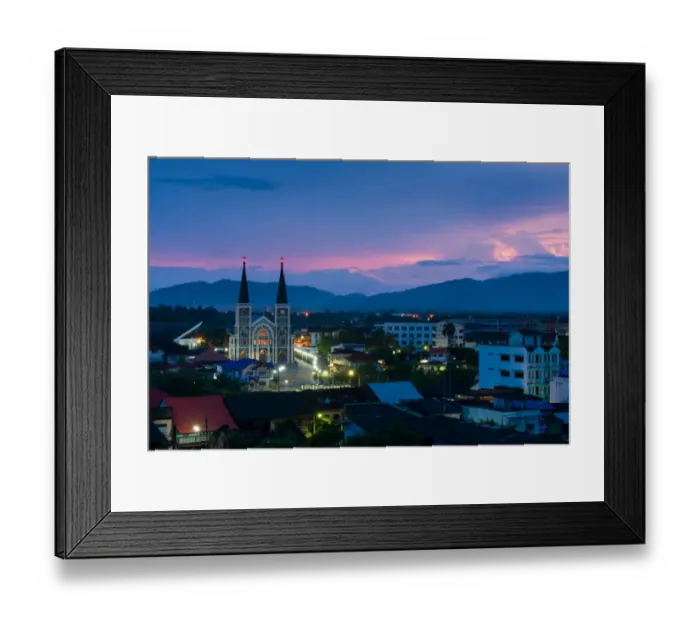 Framed Print : The Catholic Church of Chanthaburi, Thailand Framed Print : The Catholic Church of Chanthaburi, Thailand
