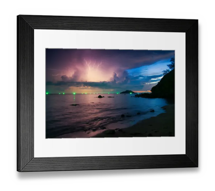 Framed Print : Thunderbolt on the beach Framed Print : Thunderbolt on the beach