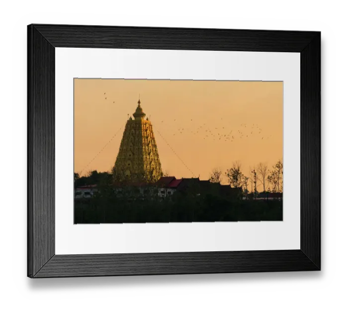Framed Print : Buddhagaya pagoda Framed Print : Buddhagaya pagoda
