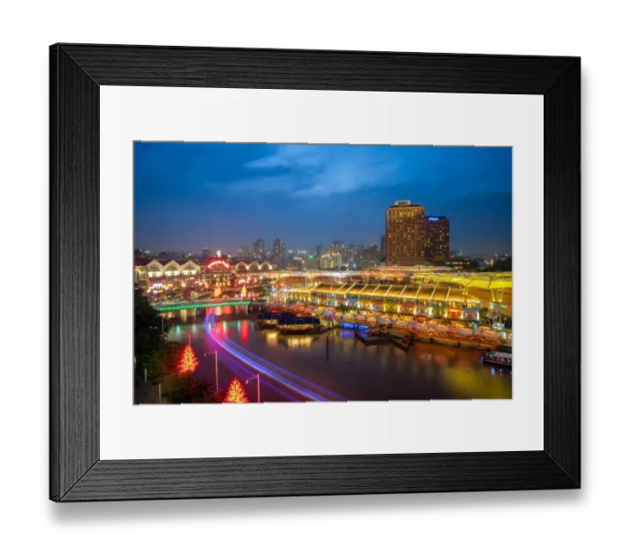 Framed Print : Clark Quay Framed Print : Clark Quay