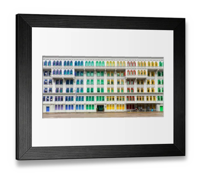Framed Print : Windows of Singapore Framed Print : Windows of Singapore