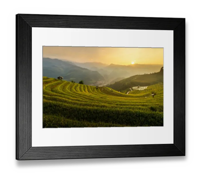 Framed Print : Rice terrace of Mu Cang Chai Framed Print : Rice terrace of Mu Cang Chai