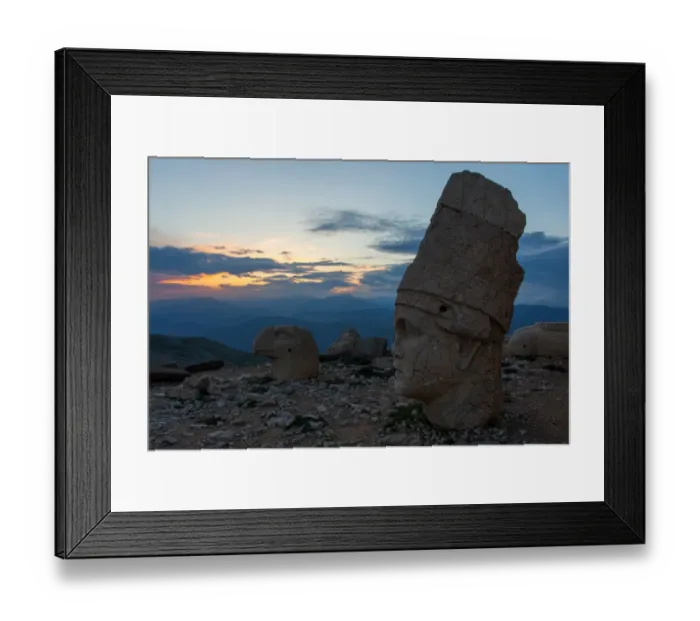 Framed Print : Head sculptures of Nemrut Framed Print : Head sculptures of Nemrut