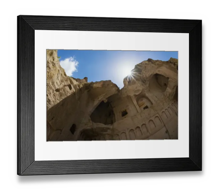 Framed Print : Entrance of Dark Church, Goreme open air museum Framed Print : Entrance of Dark Church, Goreme open air museum