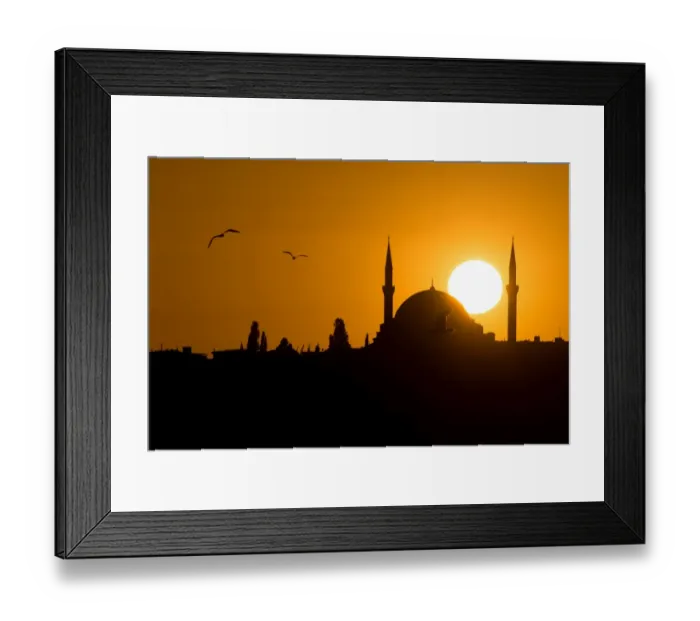 Framed Print : Sunset in Istanbul Framed Print : Sunset in Istanbul
