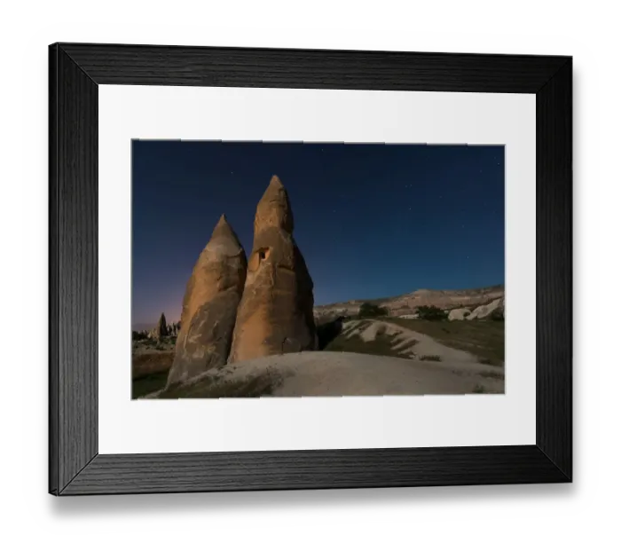 Framed Print : Night shot of Cappadocia Framed Print : Night shot of Cappadocia