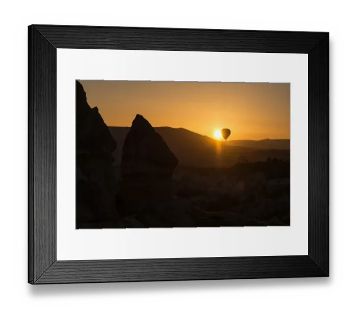 Framed Print : Sunrise in Cappadocia Framed Print : Sunrise in Cappadocia
