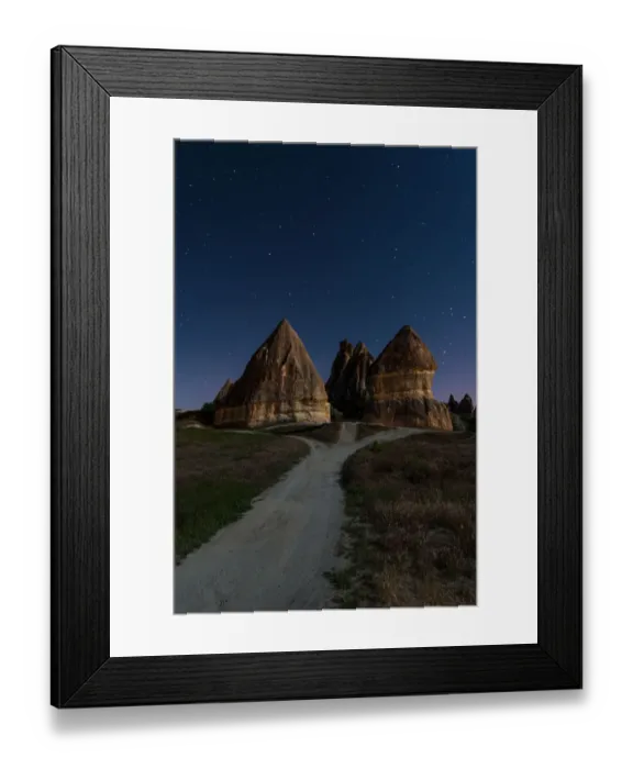 Framed Print : Night shot of Cappadocia Framed Print : Night shot of Cappadocia