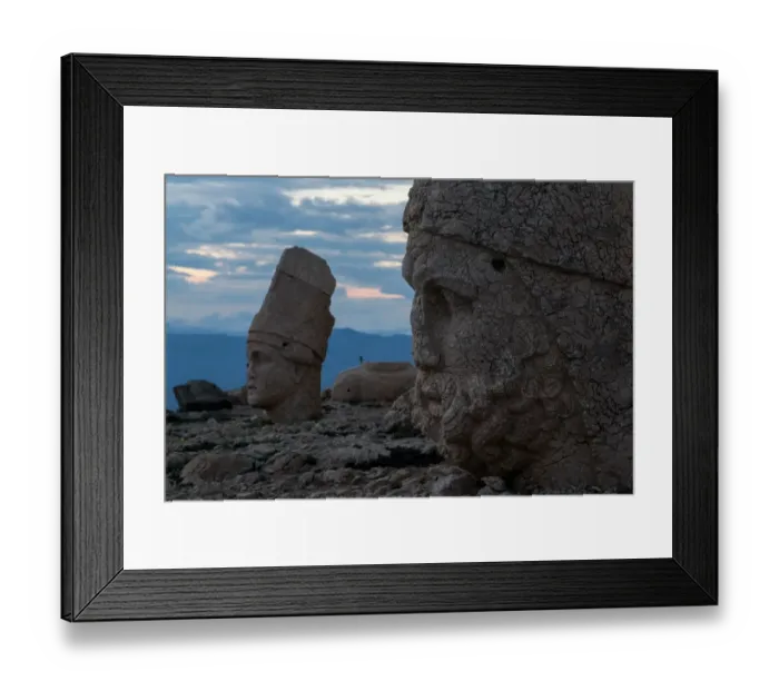 Framed Print : Head sculptures of Nemrut Framed Print : Head sculptures of Nemrut