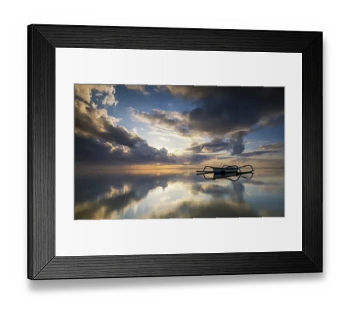 Framed Print : Jukung, Traditional Indonesian fishing boat Framed Print : Jukung, Traditional Indonesian fishing boat