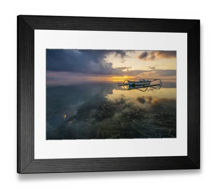 Framed Print : Jukung, Traditional Indonesian fishing boat Framed Print : Jukung, Traditional Indonesian fishing boat