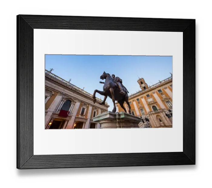 Framed Print : Constantine sculpture at Piazza del Campidoglio Framed Print : Constantine sculpture at Piazza del Campidoglio