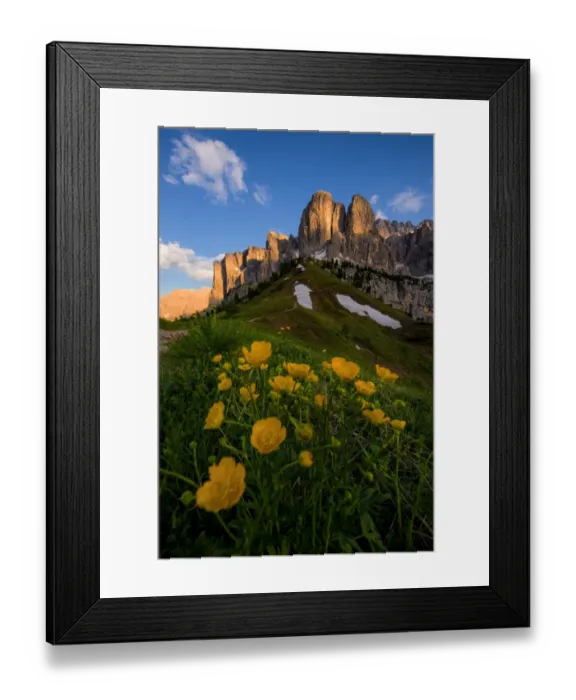 Framed Print : Passo Gardena Framed Print : Passo Gardena