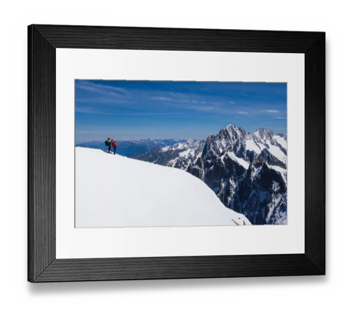 Framed Print : Mont Blanc Massif Framed Print : Mont Blanc Massif