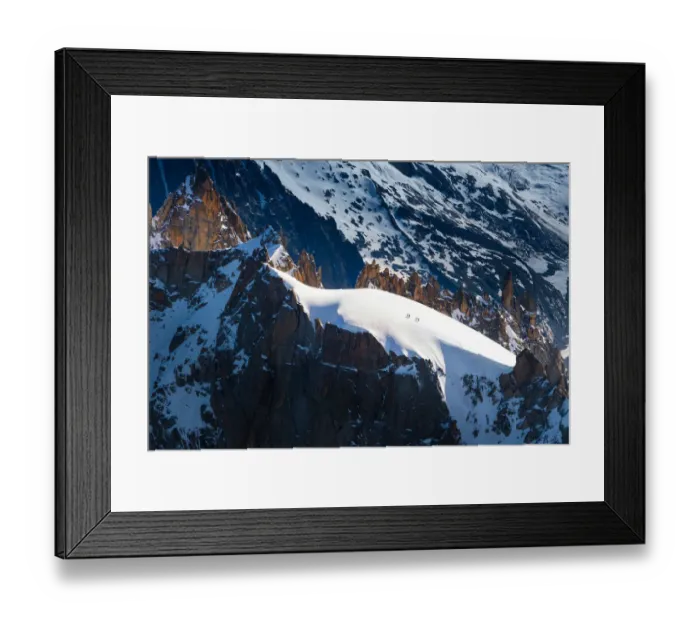 Framed Print : Mont Blanc Massif Framed Print : Mont Blanc Massif