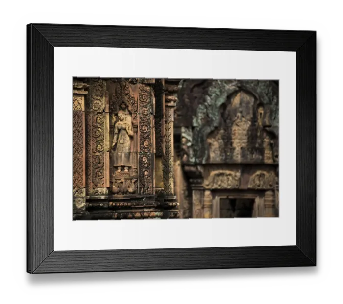 Framed Print : Apsara at Banteay Srei Palace Framed Print : Apsara at Banteay Srei Palace