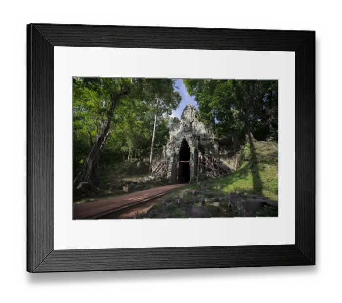 Framed Print : West Gate of Angkor Thom Framed Print : West Gate of Angkor Thom