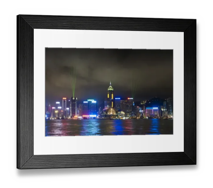 Framed Print : Vitoria harbor, Hong kong Framed Print : Vitoria harbor, Hong kong