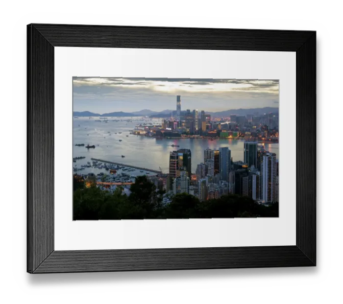 Framed Print : Hong Kong city Framed Print : Hong Kong city