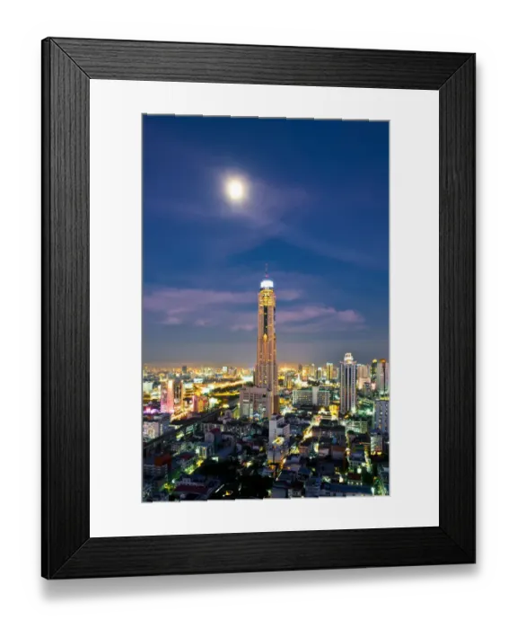 Framed Print : Baiyoke Tower II in Bangkok Framed Print : Baiyoke Tower II in Bangkok