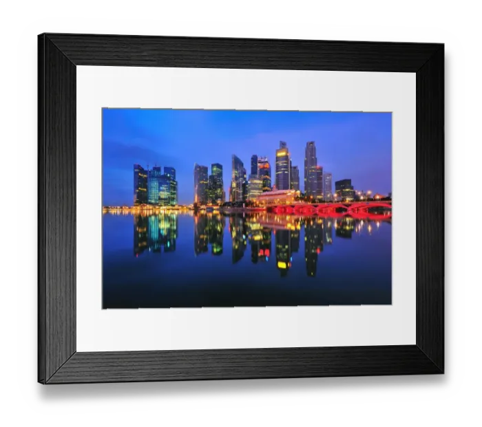Framed Print : Marina bay Framed Print : Marina bay