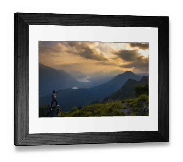 Framed Print : Ambitious man Framed Print : Ambitious man