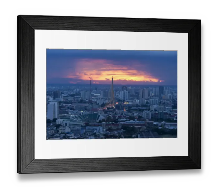 Framed Print : Rama VIII Bridge Framed Print : Rama VIII Bridge