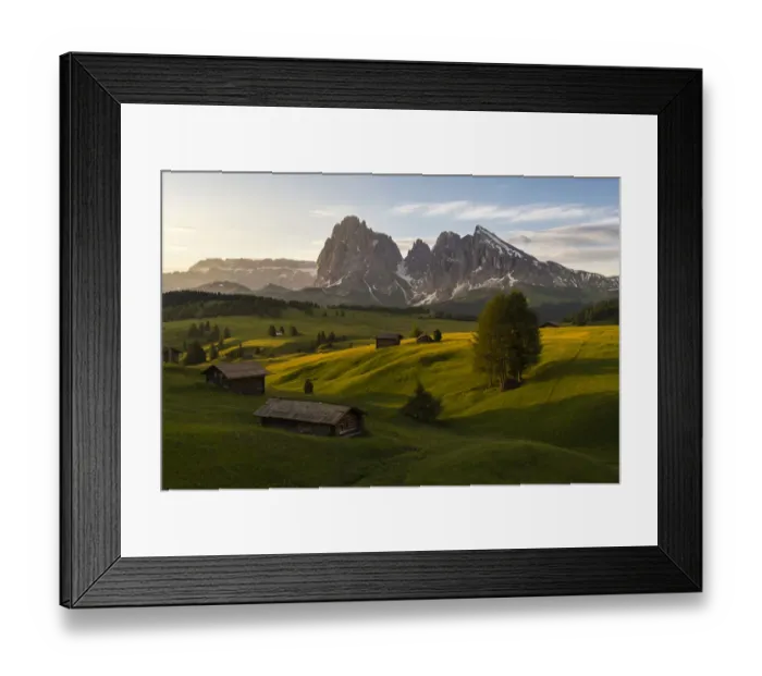 Framed Print : Alpine di siusi (Dolomite area) Framed Print : Alpine di siusi (Dolomite area)