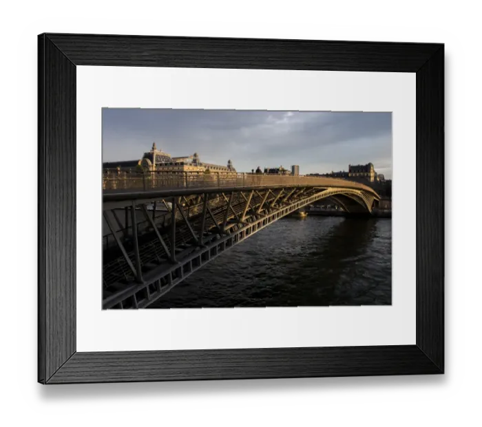 Framed Print : Seine river in the afternoon Framed Print : Seine river in the afternoon