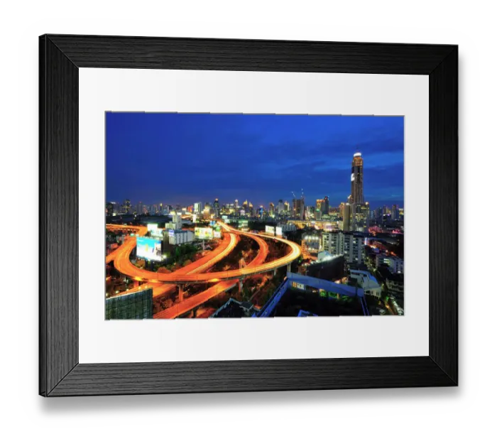 Framed Print : Highway in Bangkok Framed Print : Highway in Bangkok