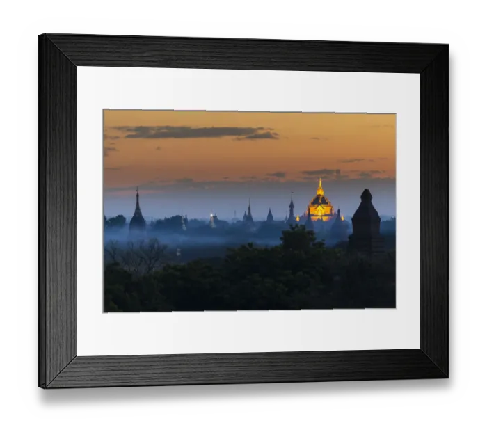 Framed Print : Htilominlo Temple (Bagan)