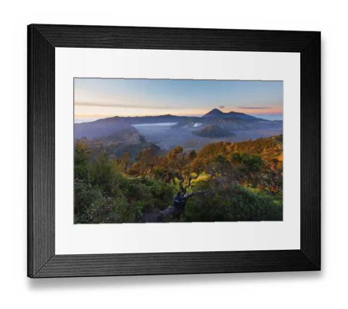 Framed Print : Mount Bromo from the Pinajakan view point Framed Print : Mount Bromo from the Pinajakan view point