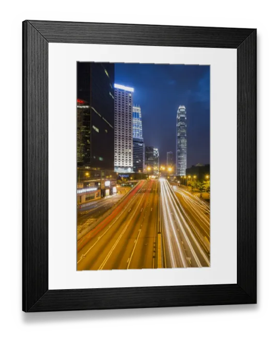 Framed Print : Road to IFC Building Framed Print : Road to IFC Building