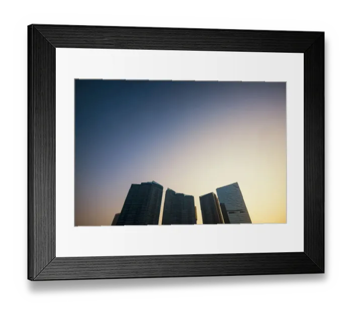 Framed Print : Peak of buildings in Macau Framed Print : Peak of buildings in Macau