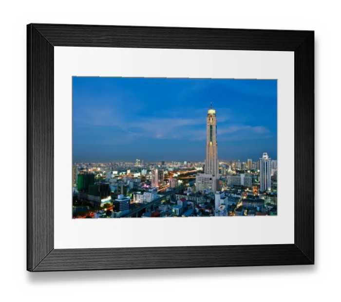 Framed Print : Bangkok view Framed Print : Bangkok view