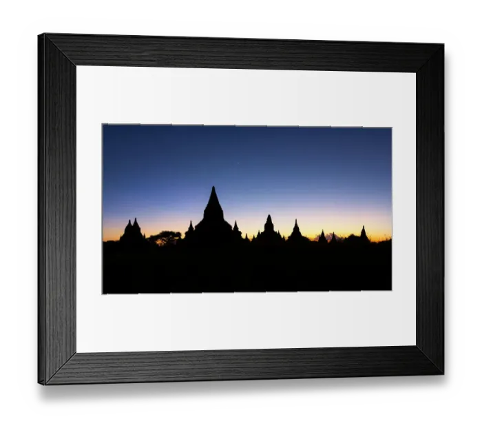 Framed Print : Sunset in Bagan Framed Print : Sunset in Bagan