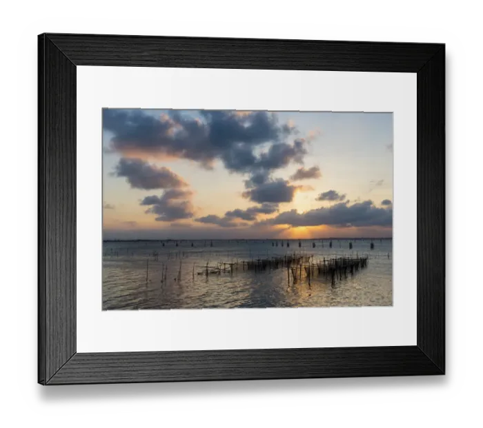 Framed Print : Fishery of the Songkla lake Framed Print : Fishery of the Songkla lake