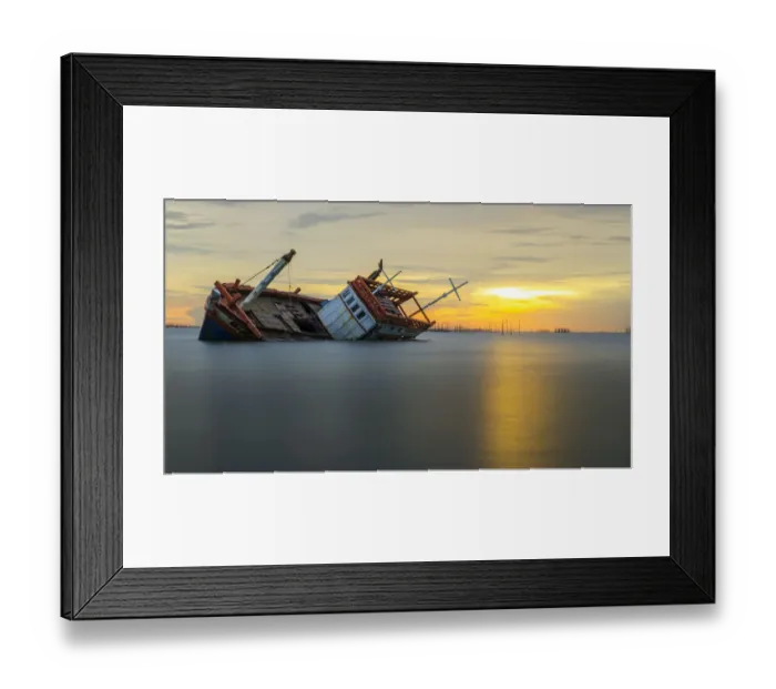 Framed Print : Ship Wreck