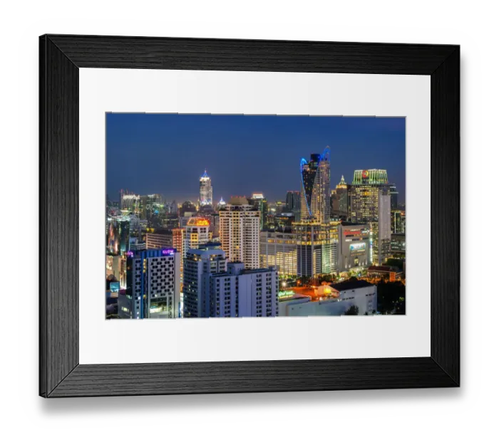 Framed Print : Bangkok skyline Framed Print : Bangkok skyline