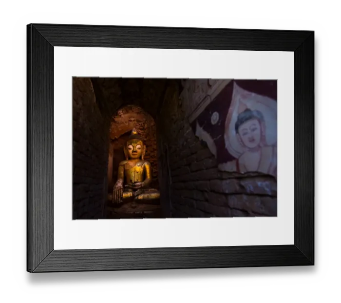 Framed Print : Old Myanmar buddha stupa in Indian Framed Print : Old Myanmar buddha stupa in Indian